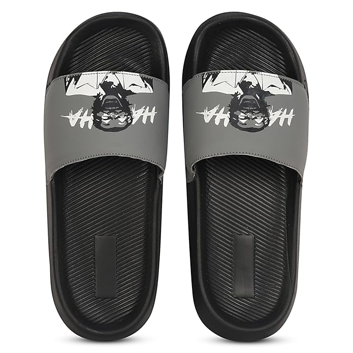 PERY-PAO Sliders for Men | Lightweight EVA Sole & Comfortable Slippers