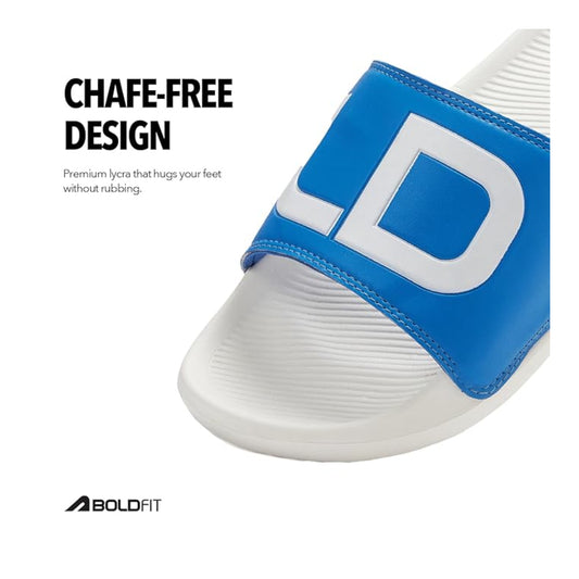 Boldfit Sliders for Man, Stylish PU Strap Slippers for Men