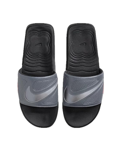 NIKE AIR MAX Cirro Slide-DK Smoke Grey/MTLC Dark Grey-Picante RED-6UK