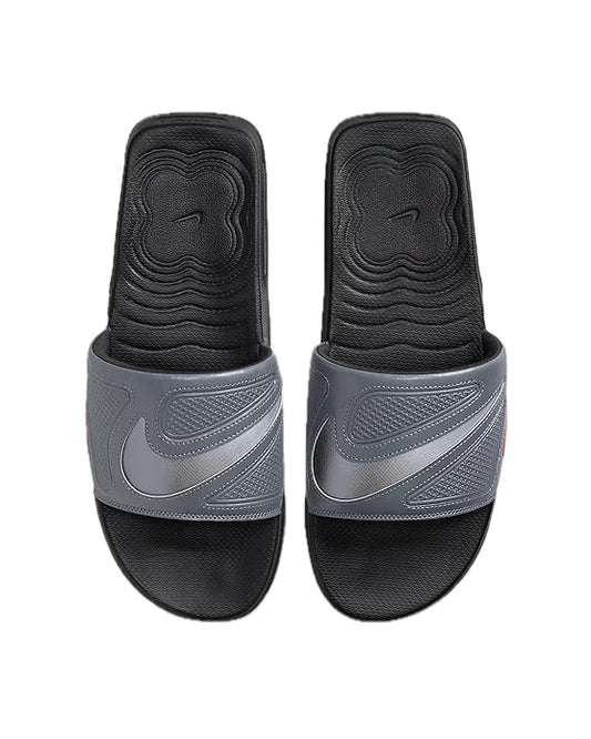 NIKE AIR MAX Cirro Slide-DK Smoke Grey/MTLC Dark Grey-Picante RED-6UK