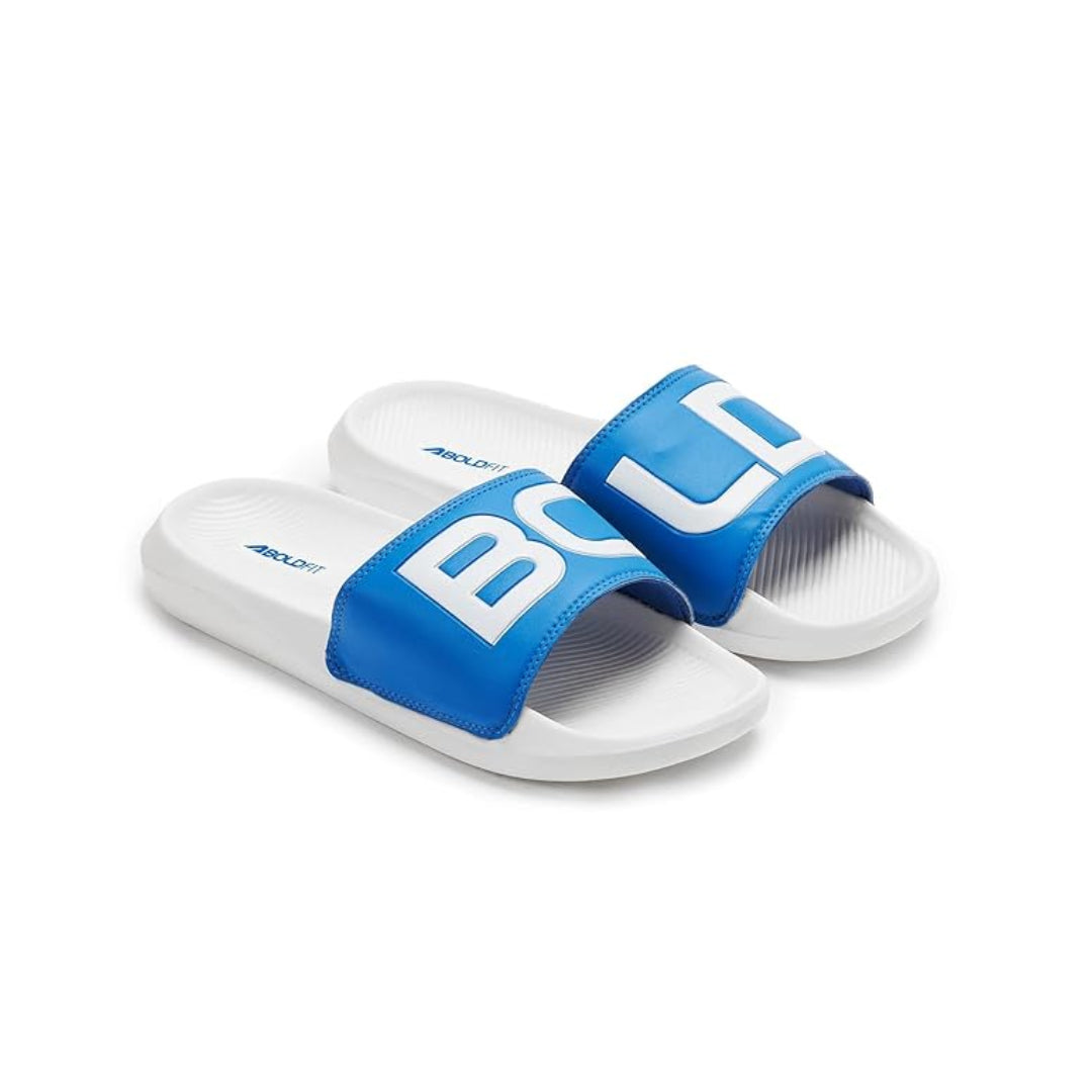 Boldfit Sliders for Man, Stylish PU Strap Slippers for Men