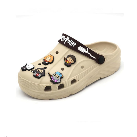 SVAAR x Harry Potter Men's Magical Clogs with 10 Authentic Harry Potter Charms Included and Adjustable Back Strap