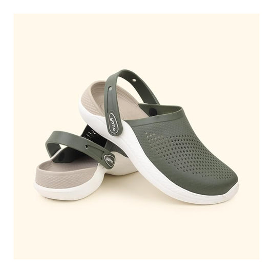 Yoho Easy Glide Clogs for Men | Striking Dual-Tone Design