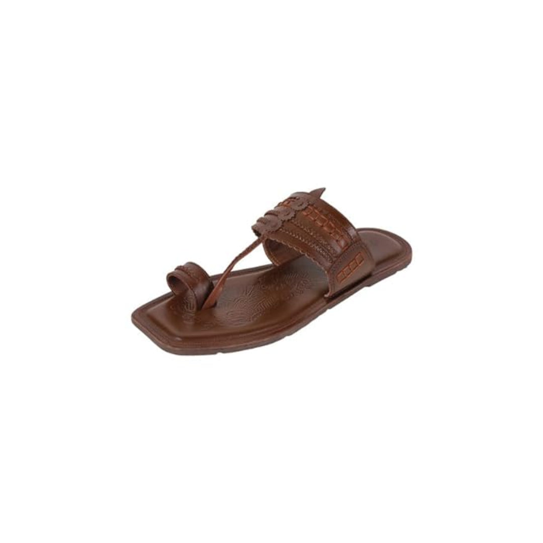Mochi Men's Traditional Kolapuri Sandals
